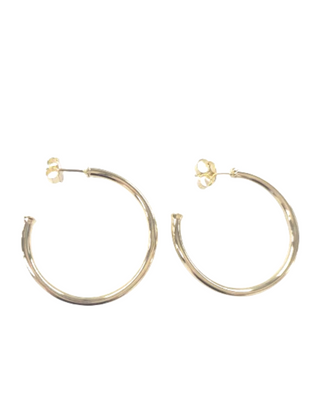 Petite Everybody's Favorite Hoops- Shiny Gold
