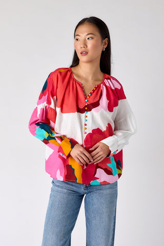 Bryleigh Top- Bold Bloom