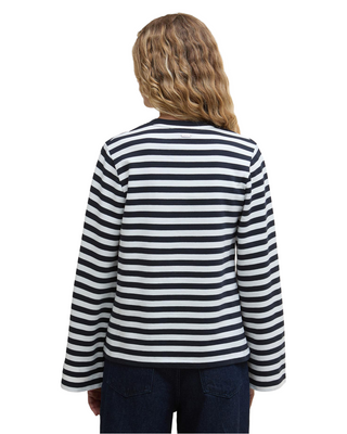 Robyn Sweatshirt- Dark Navy Stripe