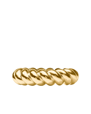 Ravello Statement Hinge Bangle- Gold