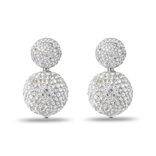 Crystal Pave Drop Earrings