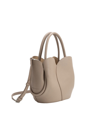 Tulip Top Handle Bag- Mushroom