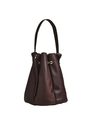 Laguna Bucket Bag- Chocolate Leather