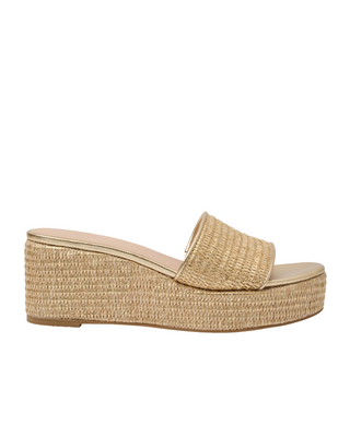Bay Mid Wedge- Gold