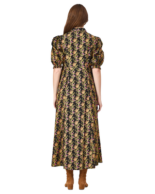 Rosie Shirtdress- Berrywood Scroll