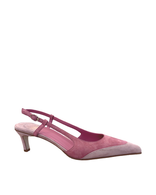 Booshky Heel- Pink Suede