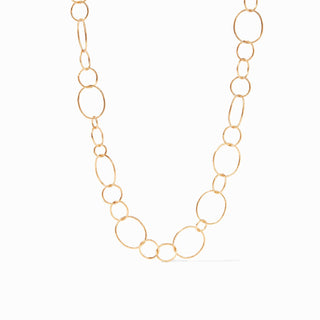Colette Textured Gold Link Necklace