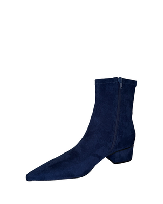Kali Ankle Boot- Dark Navy Suede
