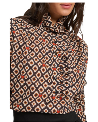 Ikat Ladybug Blouse