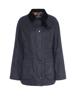 Beadnell Wax Jacket- Navy