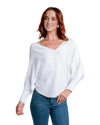 RYU V-Neck Sweater- Ivory