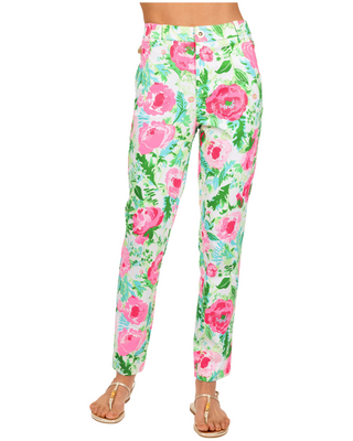 Ana High Rise Pant- Multi Poppy Party
