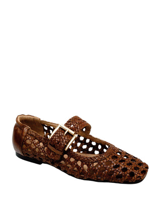 Carmi Woven Flats- Almond