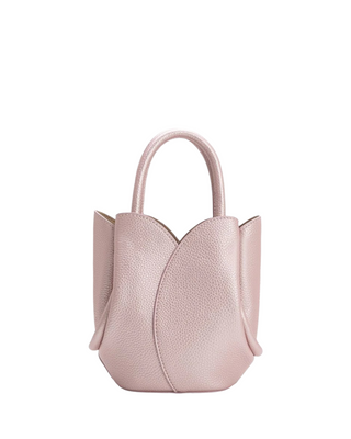 Tulip Mini Bag- Pink Metallic