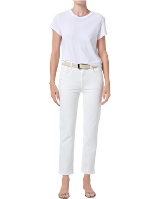 Caia Straight Leg Jean- Soft White