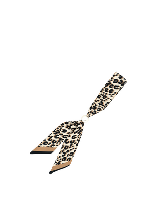 Pearl Scarf Buddy- Leopard Khaki Combo
