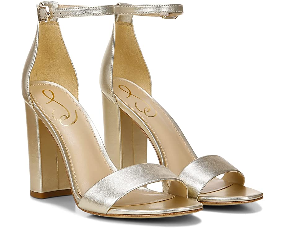 Yaro Block Heel Sandal- Light Gold Leather – Monkee's of Ridgeland