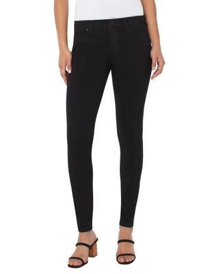 Abby Skinny Jean- Black Rinse