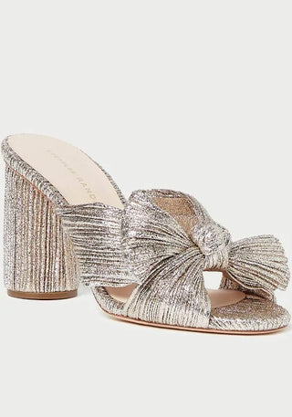 Penny Knot Mule- Champagne