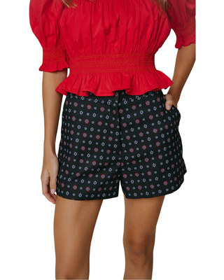 Kai Shorts- Scarf Print