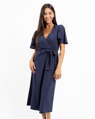 Camille Jude Cloth Dress- Navy