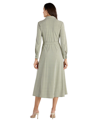 Kitty Dress- Braided Geo Loden