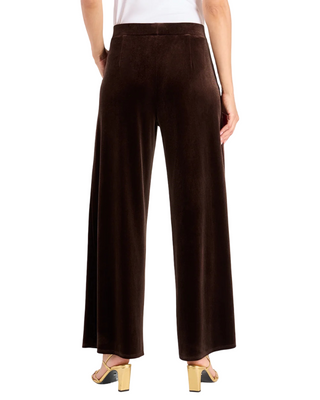 Nicolette Velvet Pant- Espresso