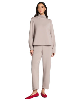 Luxe Barrel Leg Pant- Coastal Fog