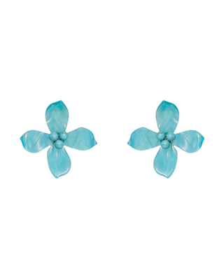 Oleander Earrings- Turquoise