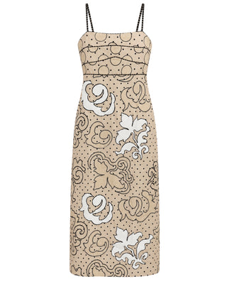 Sonya Midi Dress- Dotted