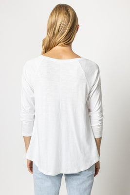 3/4 Sleeve Boatneck Swing Top- Multiple Colors