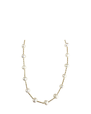 Halo Pearl Necklace