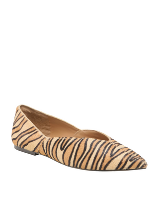 Gema Flat- Tiger Calf Hair