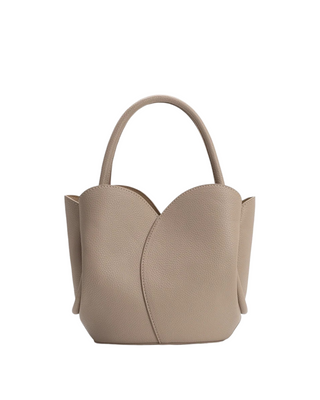 Tulip Top Handle Bag- Mushroom