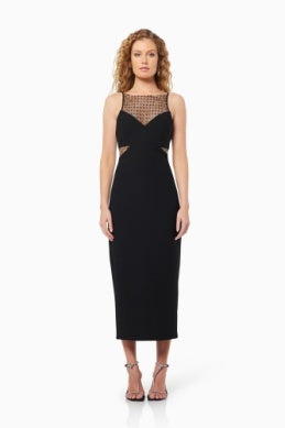 Catherine Dress- Black/Gold