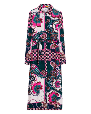 Como Print Midi Dress