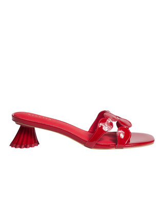 Bunny Heel- Red Patent