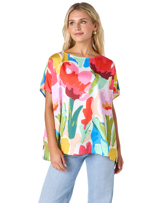 Maxine Tunic- Painted Petals