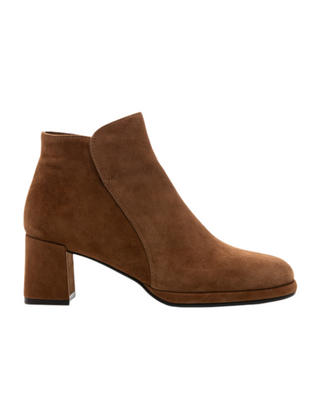 Visk Bootie- Cognac Suede