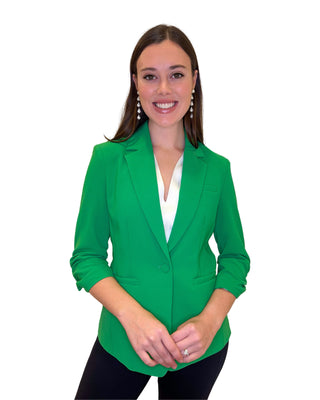 Lucia Notch Blazer- Clover