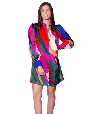 Nora Dress- Solar Vines