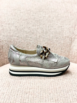 Softwaves Platform Slip-On Sneaker- Metallic Camo