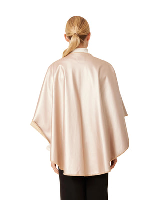 Faux Leather Pull Through Wrap- Pale Gold (One Size)