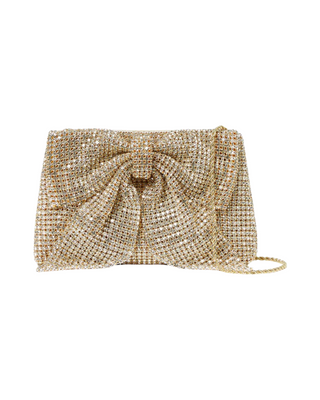 Jolene Diamante Bow Clutch