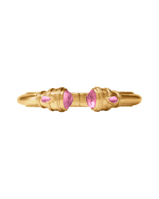 Cannes Demi Cuff- Iridescent Tourmaline Pink