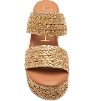 Ocean Ave Block Heel Sandal- Cognac