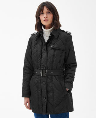 Tummel Quilt Coat- Black