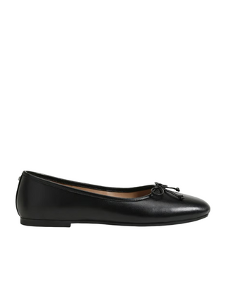 Alie Ballet Flat- Black Leather