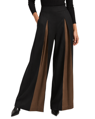 Marian Pant- Black + Tan