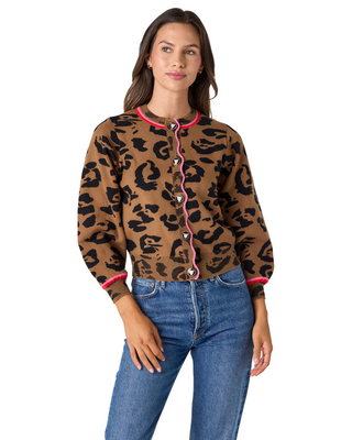 Colson Cardigan- Leopard